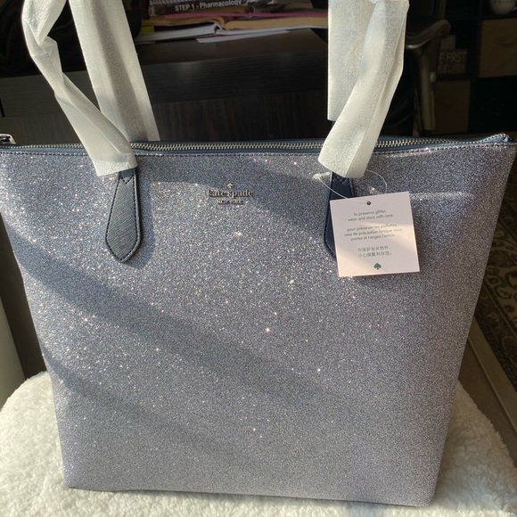 Kate spade glitter tote - Picture 3 of 6